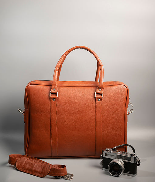 Men Brown Leather Laptop Bag | Brown Leather Laptop Bag-1