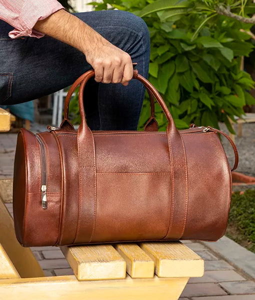 Travel Luggage Tour Brown Duffle Bag | Men's Duffle Bag-1