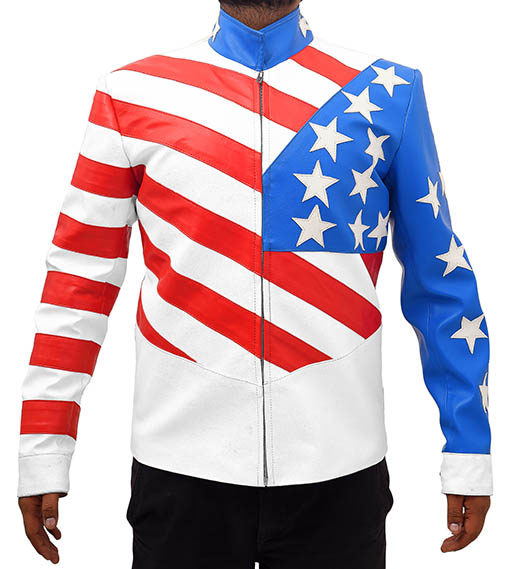 Vanilla Ice's American Flag Leather Jacket