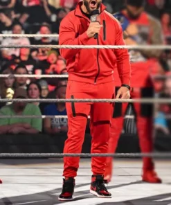 WWE Roman Reigns Red Tracksuit