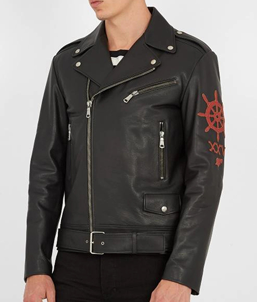 Access Hollywood Scott Leather Jacket
