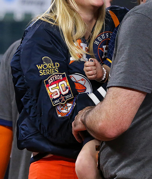 Kate Upton World Series Varsity Jacket