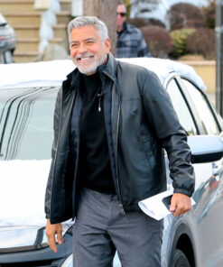 Wolves 2023 George Clooney Leather Jacket